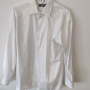 Kenneth Cole Reaction White Dress Shirt L 16 32/33